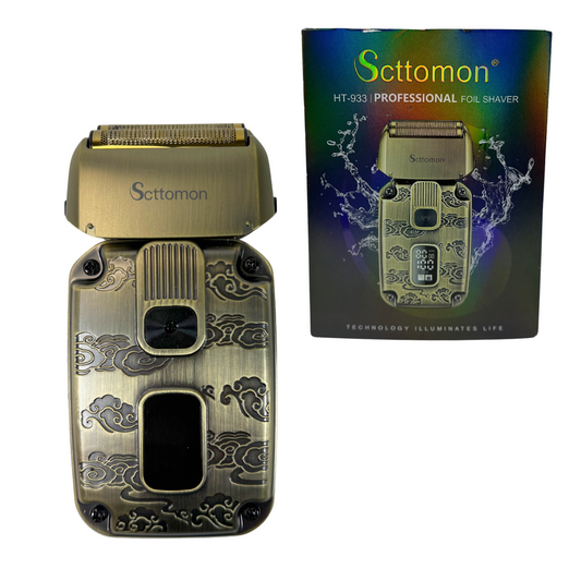 Scttomon Electric Foil Shaver for Men – Cordless, Waterproof 2-in-1 Beard Trimmer & Bald Head Groomer