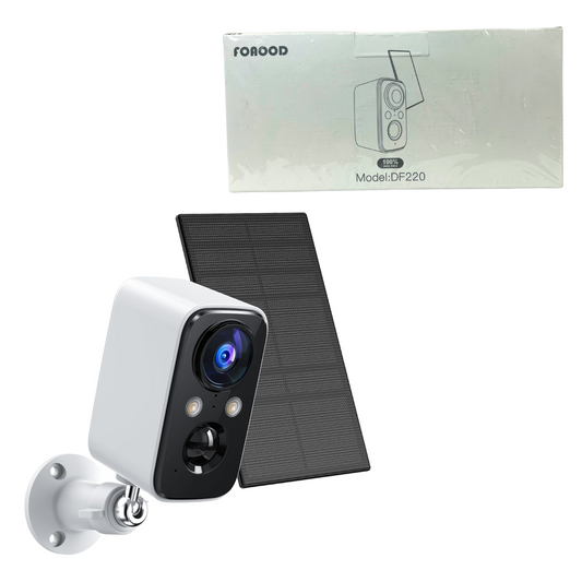 Wireless Solar Security Camera Outdoor – Color Night Vision, PIR Detection, 2-Way Talk, IP66 Waterproof