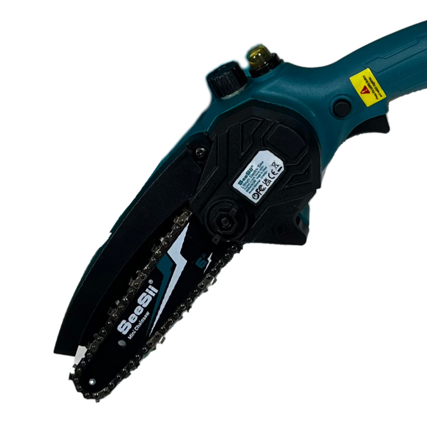 6-Inch Mini Cordless Chainsaw with 2×4.0Ah Batteries | CH600+ 900W Motor