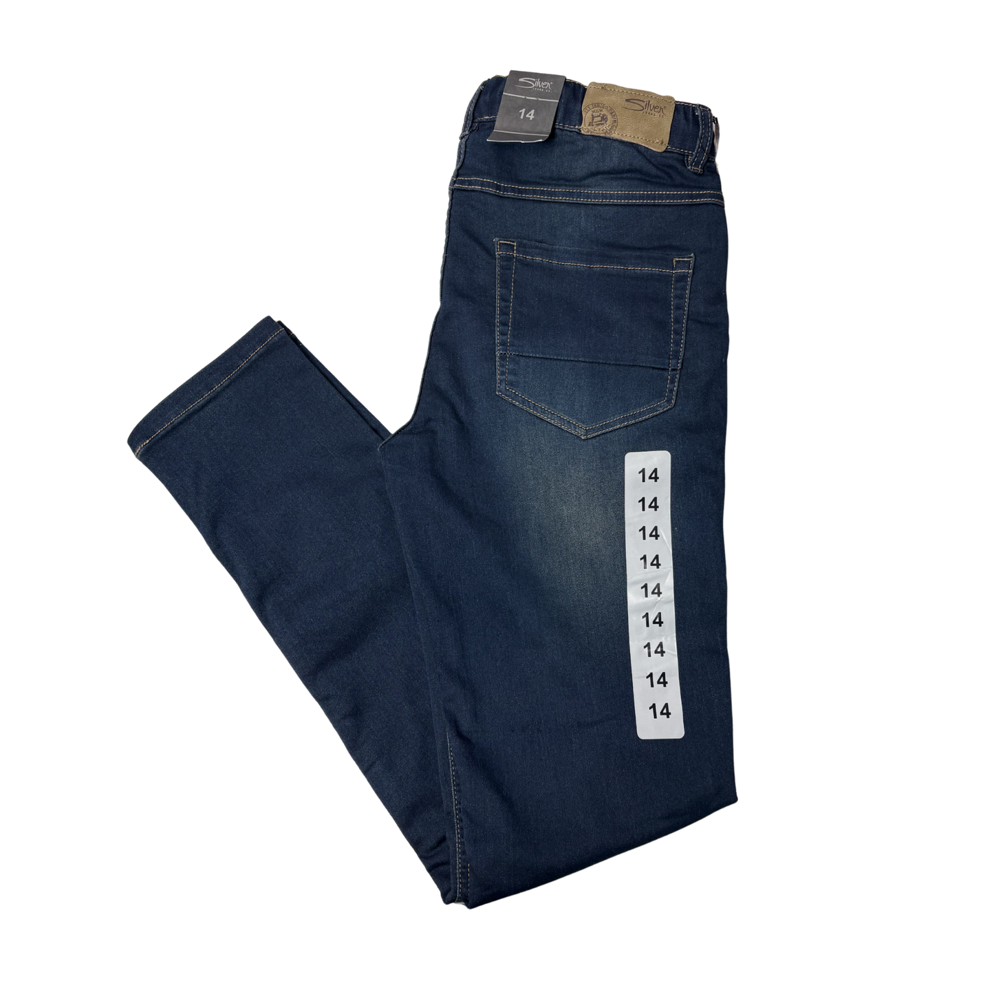 Boys’ Blue Skinny Fit Jeggings – Size 14