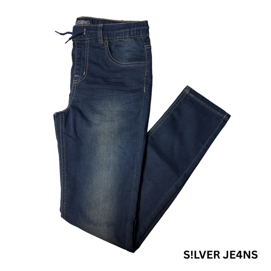 Boys’ Blue Skinny Fit Jeggings – Size 14