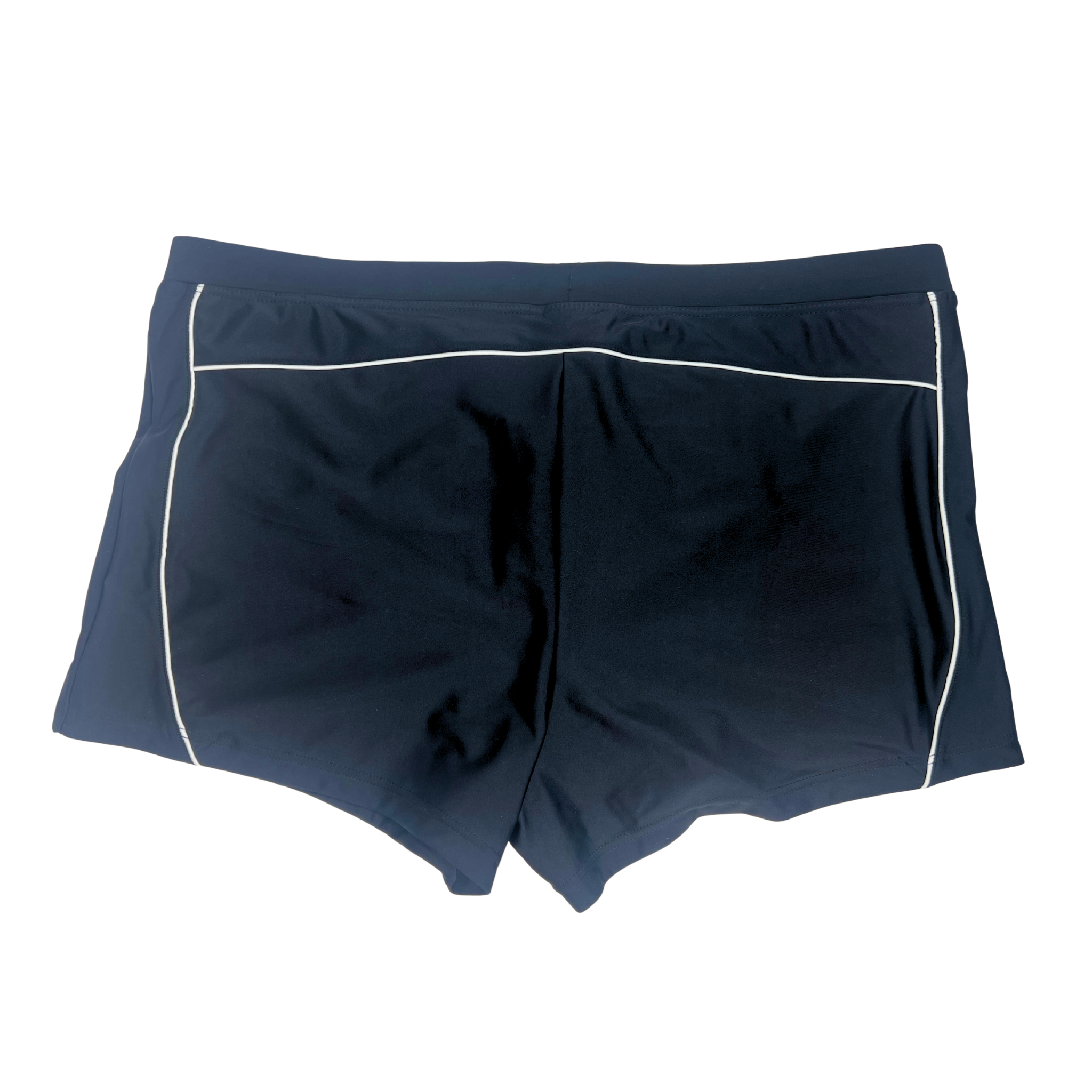 Slazenger Men's Swim Boxer Shorts – Black/White – Size 4XL