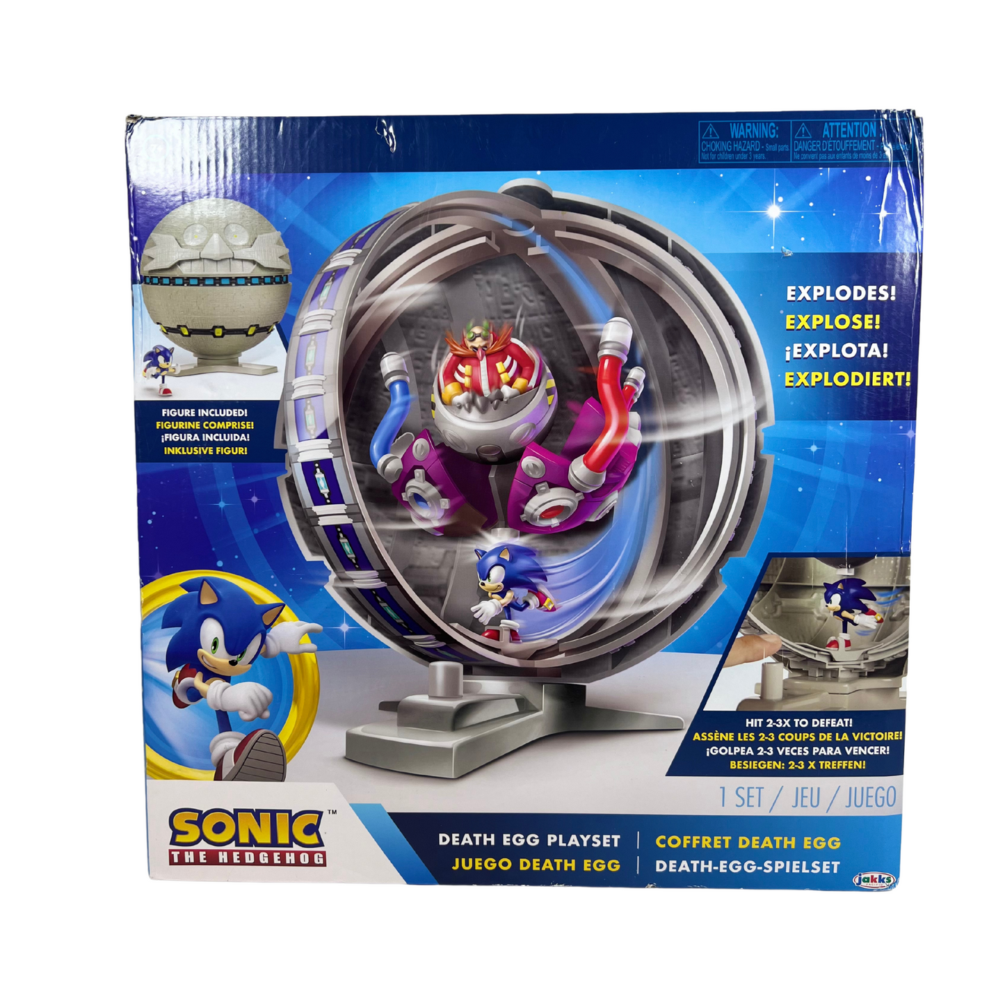 Sonic the Hedgehog Death Egg Playset with 2.5" Sonic Figure – Epic Battle Action