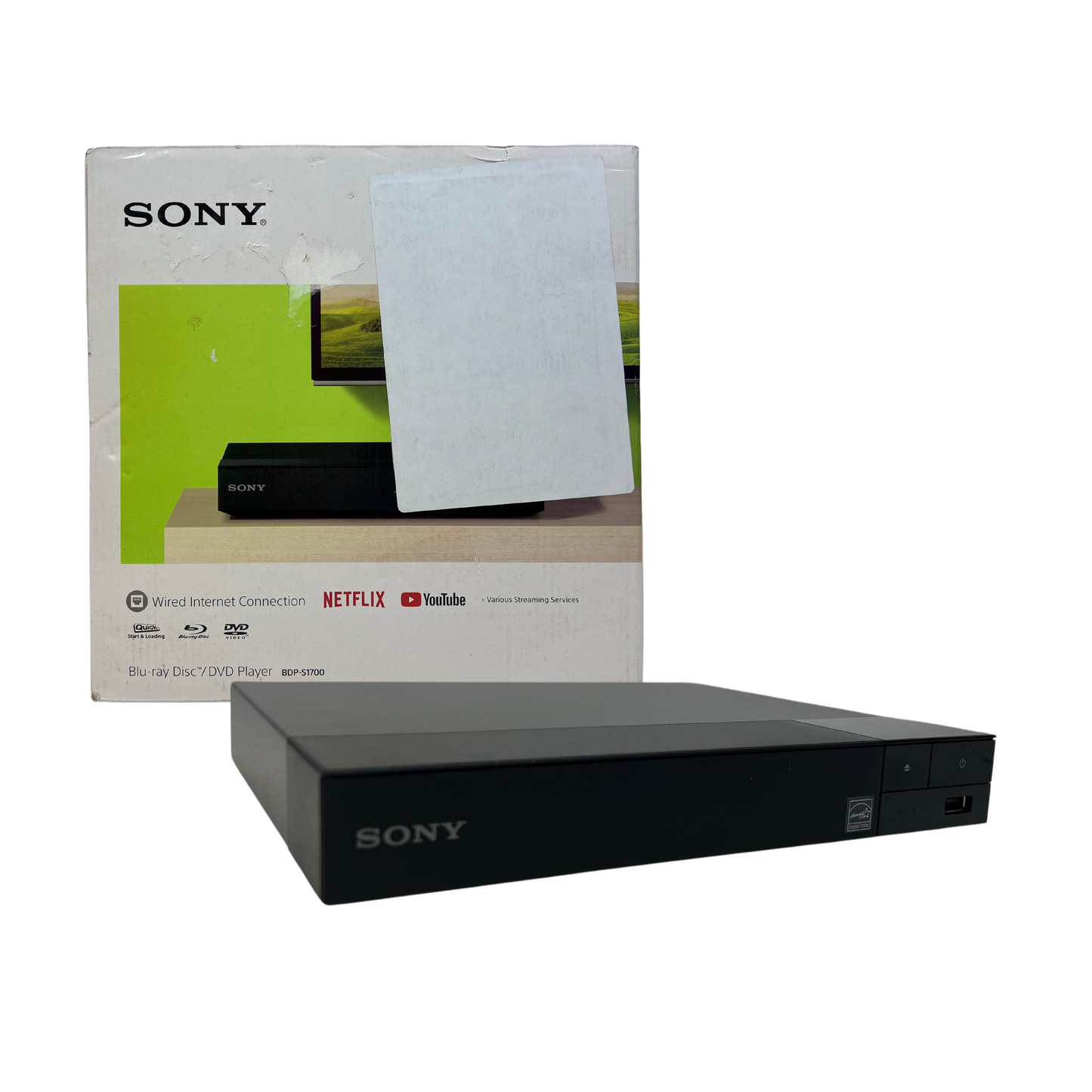 BDP-S1700 Blu-ray/DVD Player - Compact Design