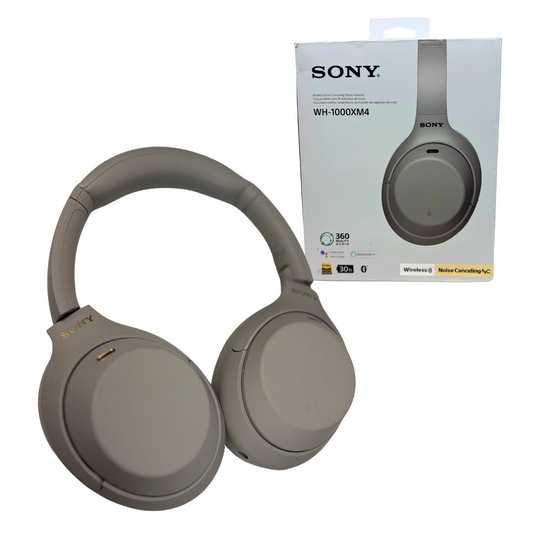 WH-1000XM4 Wireless Noise Canceling Headphones – Silver