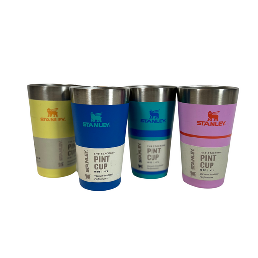 Stanley Adventure Insulated Stacking Beer Pint Glass, Stainless Steel,  16 oz | .47 L Multicolor