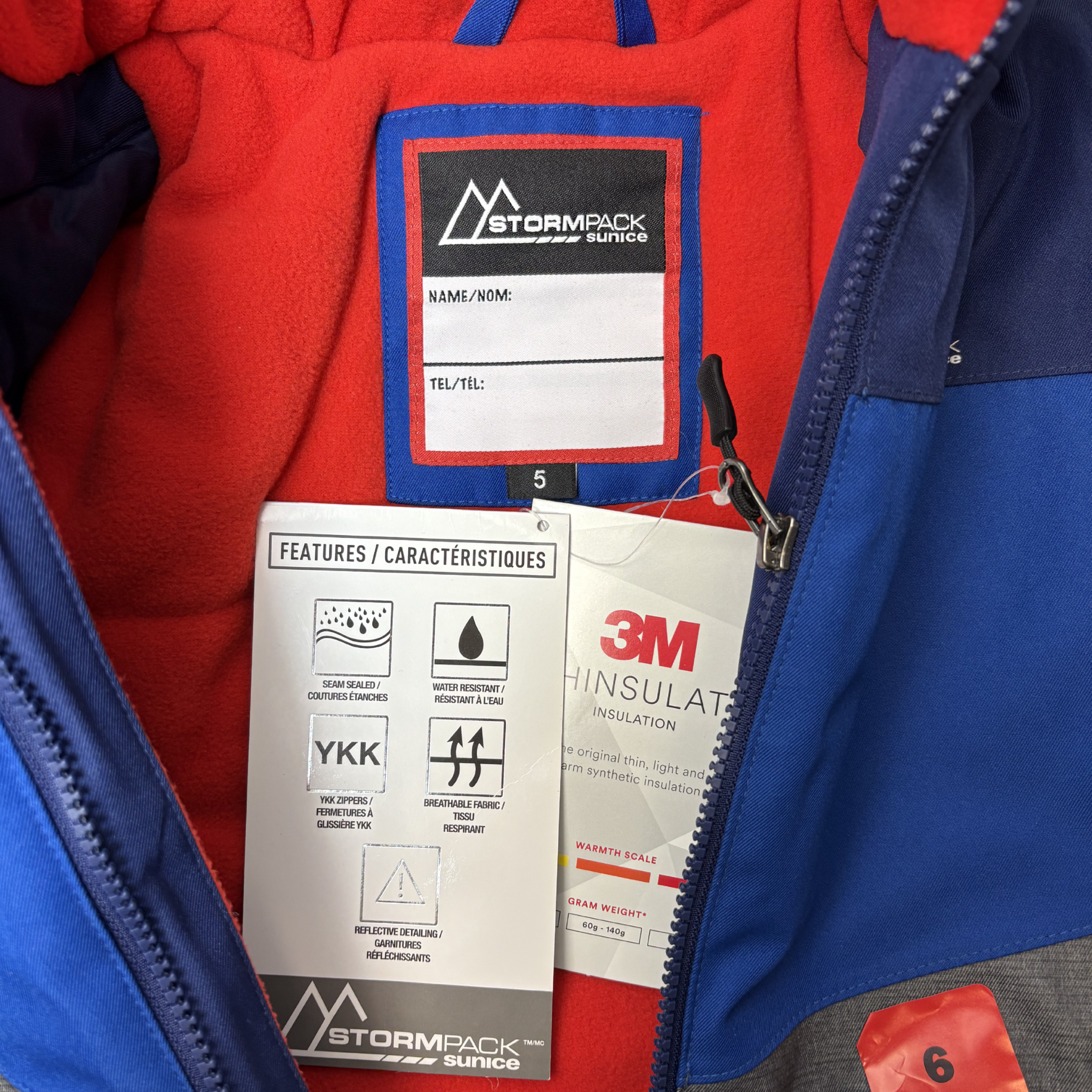 Boys Winter Jacket Size 5 – Warm, Water-Resistant & Durable