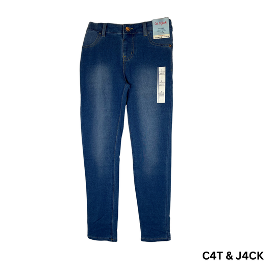 Super Stretch Jeggings with Adjustable Waist, Size L (10/12)