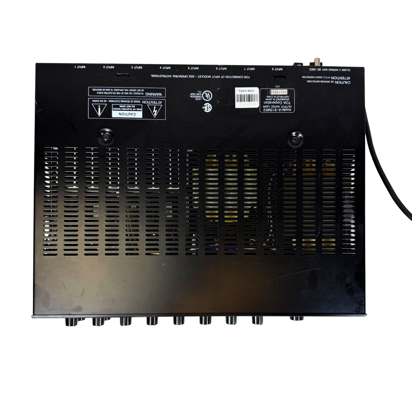 8-Channel Mixer Power Amplifier – 120W Output, Wide Frequency Range, Audio Controls