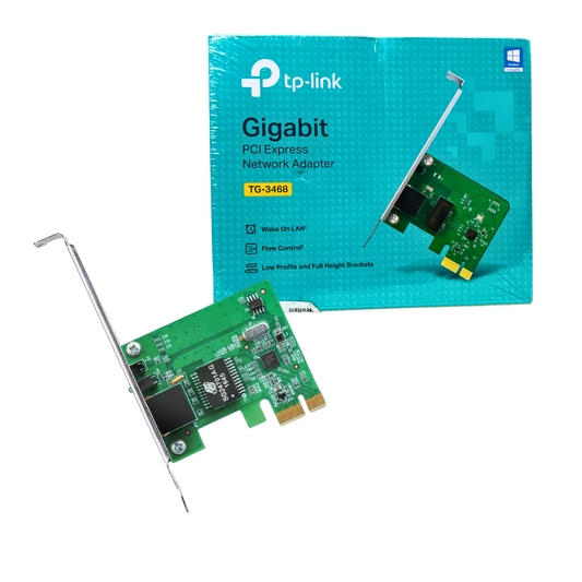 PCIe Gigabit Ethernet Network Card – 10/100/1000Mbps LAN Adapter for PC