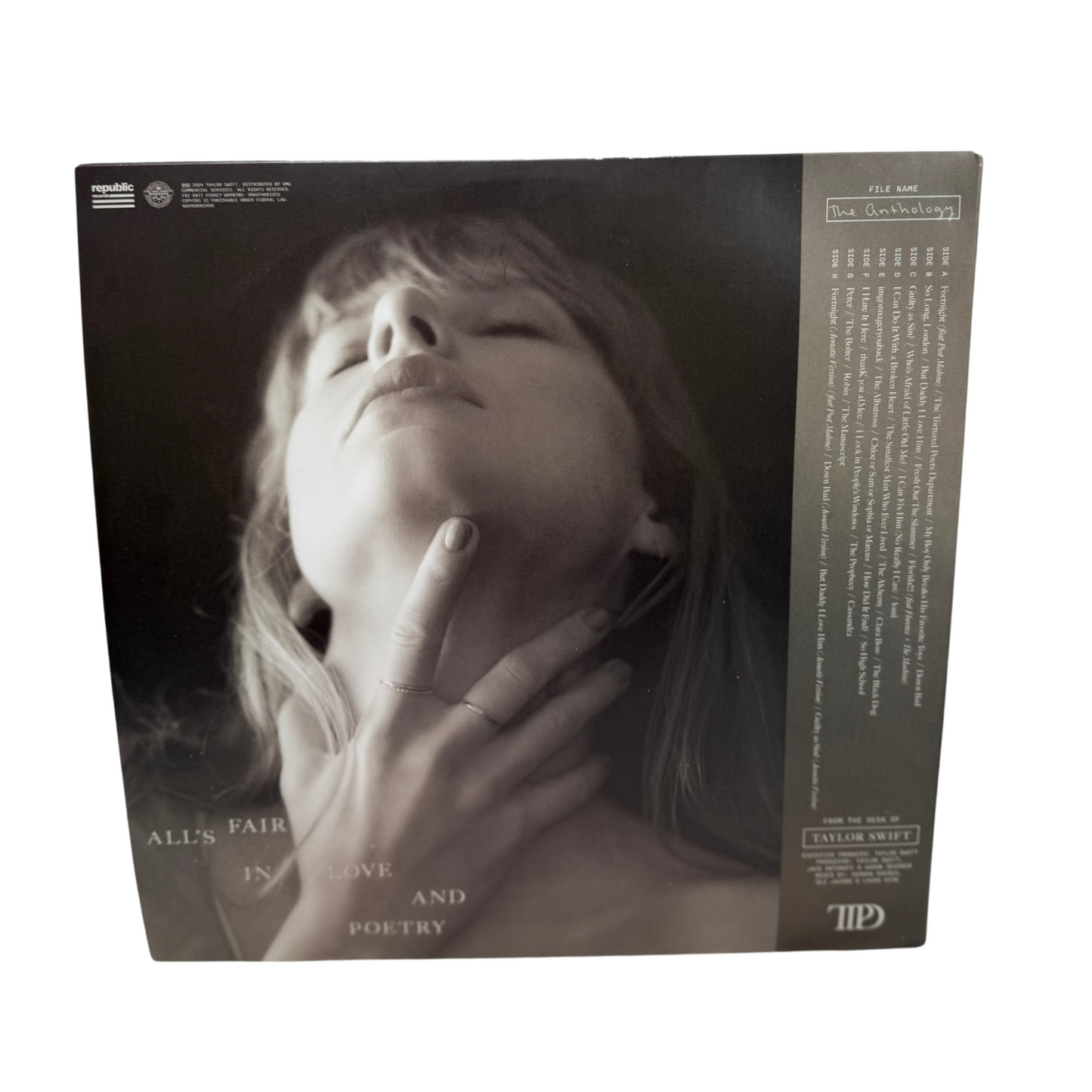 Limited Edition Colored Vinyl LP Set – The Tortured Poets Department: The Anthology (4 LPs)