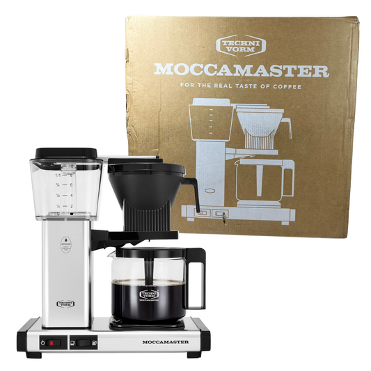Technivorm Moccamaster KBGV Select 10-Cup Coffee Maker – Polished Silver, 40 oz Drip Brewer with Brew-Volume Selector
