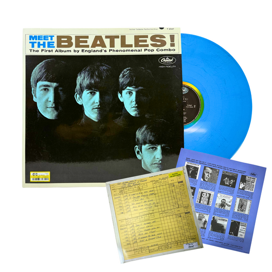 The Beatles – Meet the Beatles! Limited Edition Opaque Blue Vinyl LP
