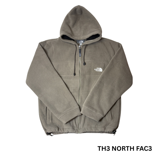 Men’s Light Olive Fleece Jacket – Size M