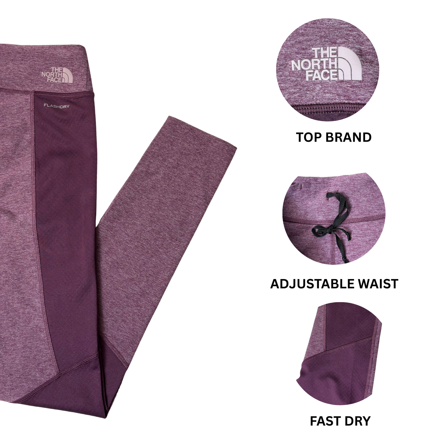 Women’s Prune Purple Leggings, Size S