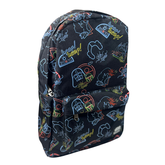 Star Wars Neon Character Backpack | Darth Vader & Princess Leia | Collectible Bag