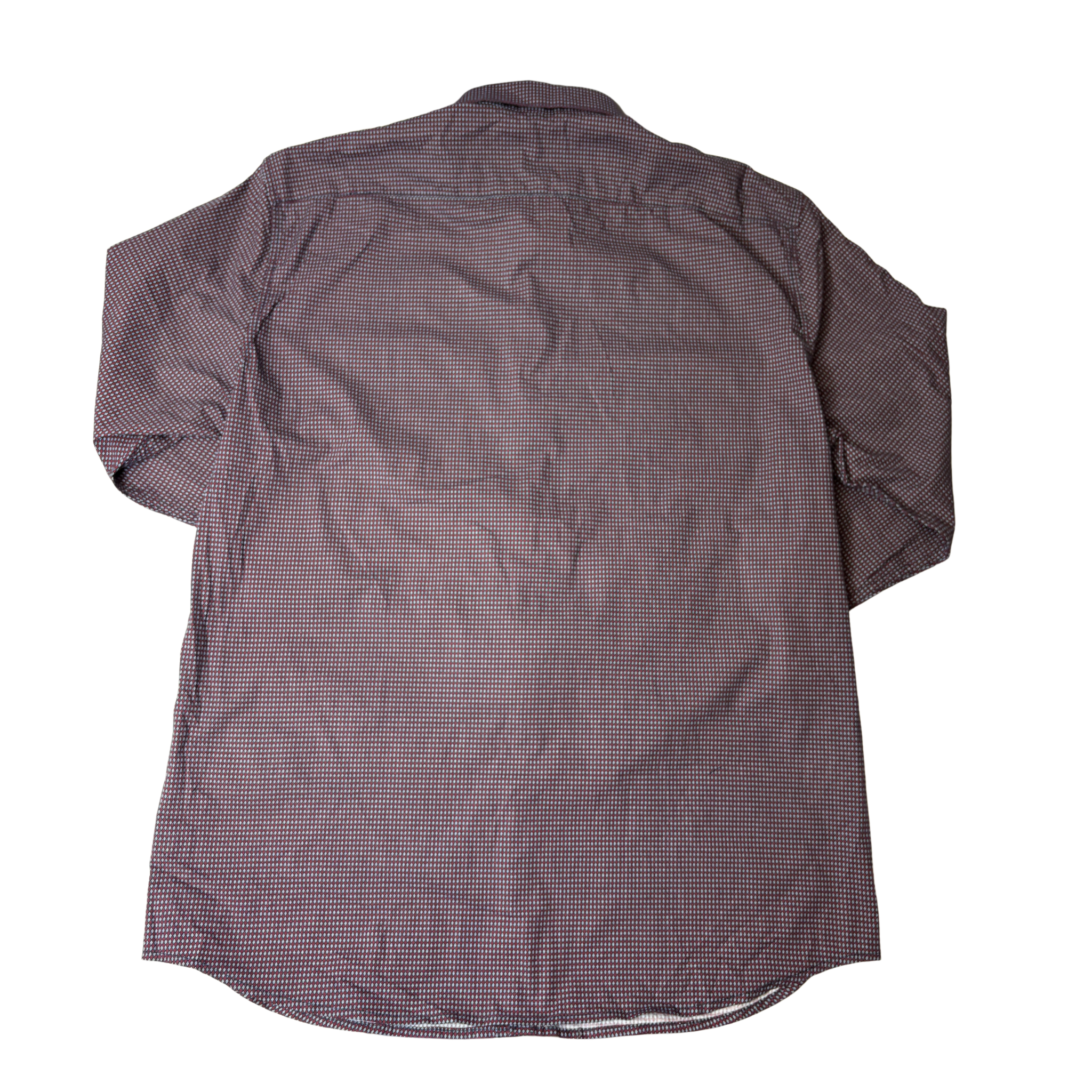 Men’s Blue & Red Button-Down Shirt – Size XL – Stretch Cotton