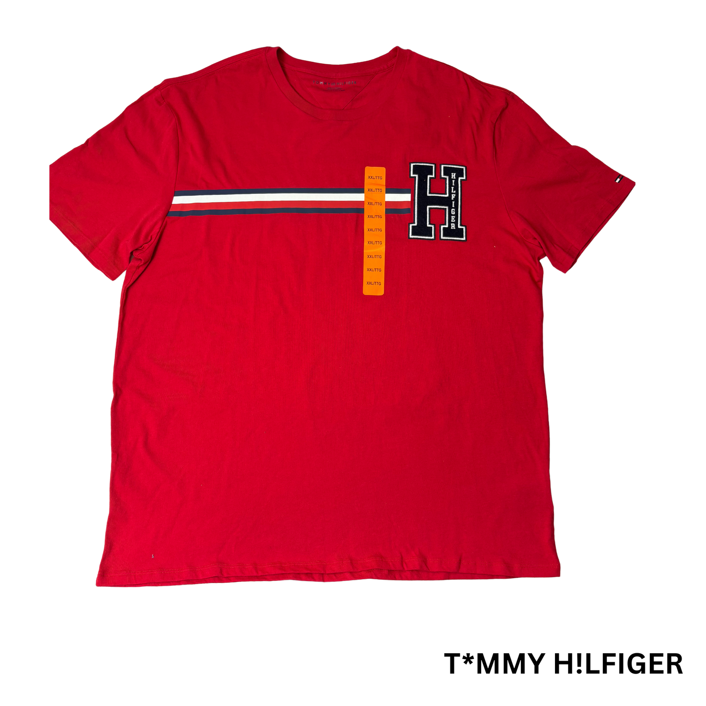 Men’s Red Short Sleeve Shirt 100% Cotton, Size XXL