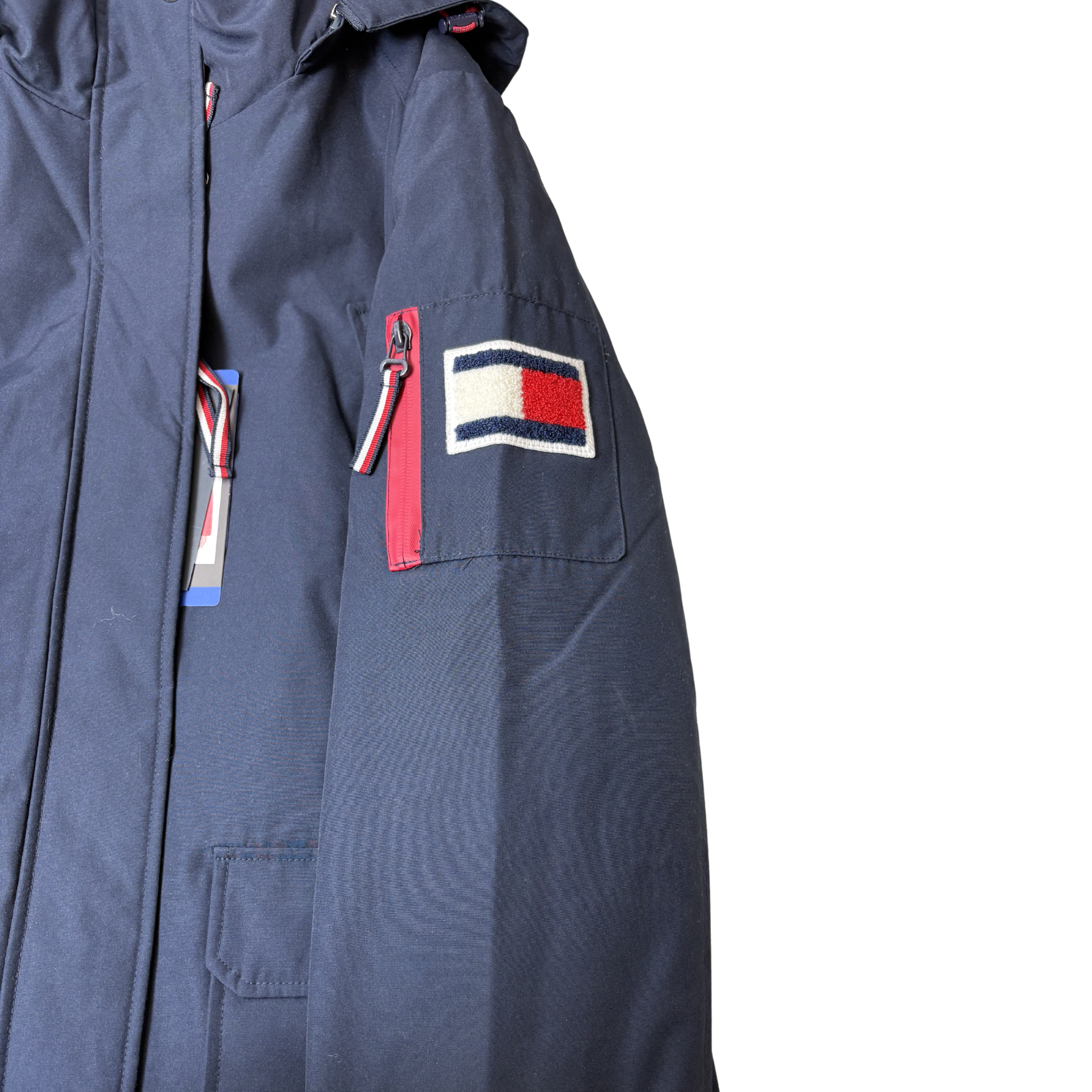 Women's Dark Blue and Red 2-in-1 Jacket - L