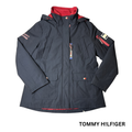 Women's Dark Blue and Red 2-in-1 Jacket - L