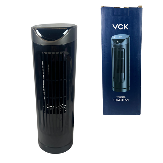 Quiet Bladeless Tower Fan with Remote – 9 Speeds, 8H Timer, Oscillating – 13" Portable Cooling Fan for Home or Office
