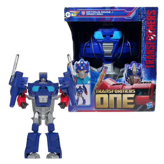 2-in-1 Robot Action Figure Converts to Wearable Mask – 9.9" Transforming Toy for Kids 6+