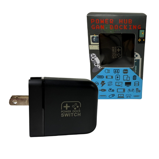TreasLin Switch Dock Charger 30W for Nintendo Switch & OLED – 4K HDMI Output, Travel-Friendly Dock