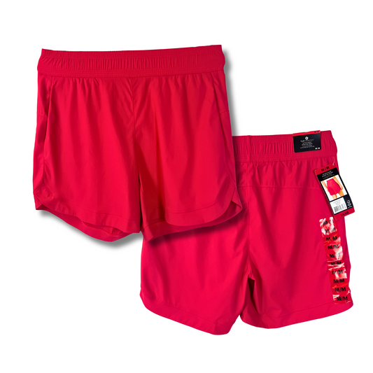 Tuff Active Pink Women's Athletic Shorts – Size M, 6" Inseam, Quick-Dry