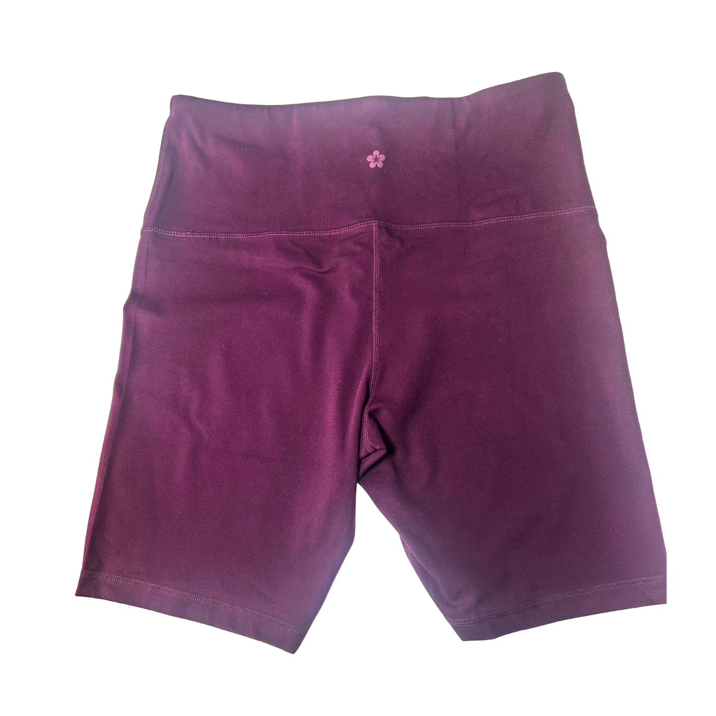 Women’s High-Rise Active Shorts – 8" Inseam with Hidden Waistband Pocket – Size M