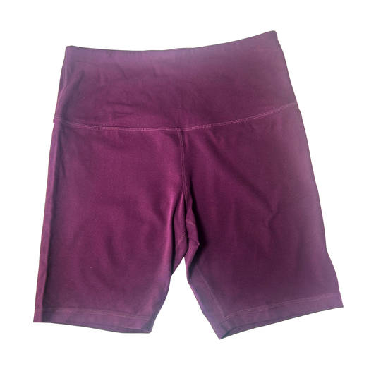 Women’s High-Rise Active Shorts – 8" Inseam with Hidden Waistband Pocket – Size M