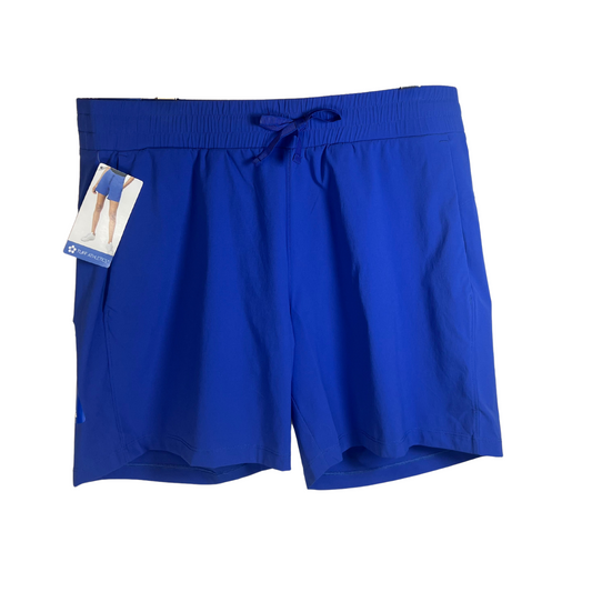 Blue Women's Athletic Shorts - Size L