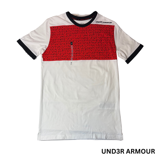 UA Men's White Short Sleeve T-Shirt - S