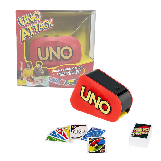 UNO Attack! Card Game with Exciting Random Shooter for Ages 7+