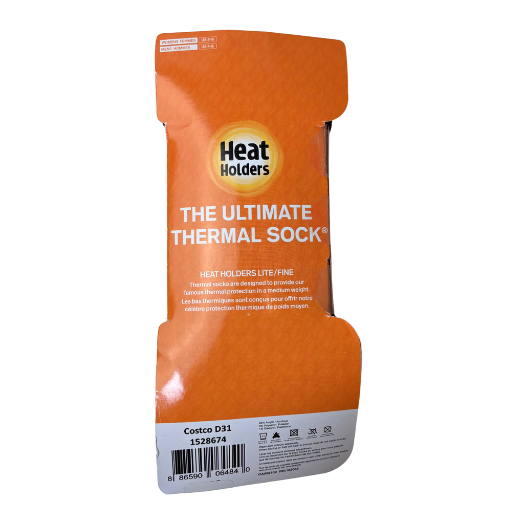 Unisex 3-Pack Thermal Socks – Fits Women 5–9 / Men 4–8