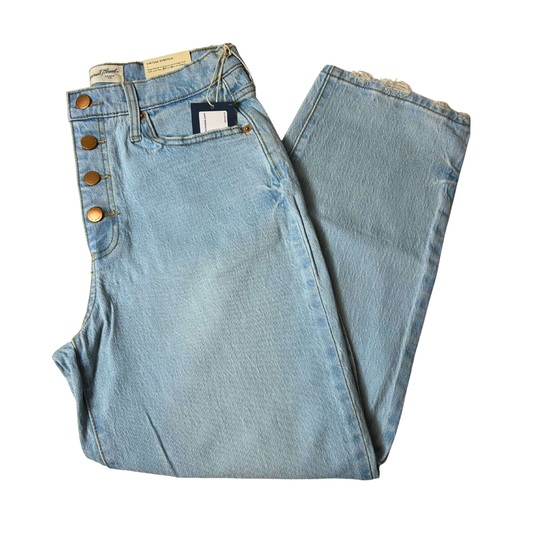 Vintage Straight Light Blue Jeans – Size 6/28S | Classic Fit
