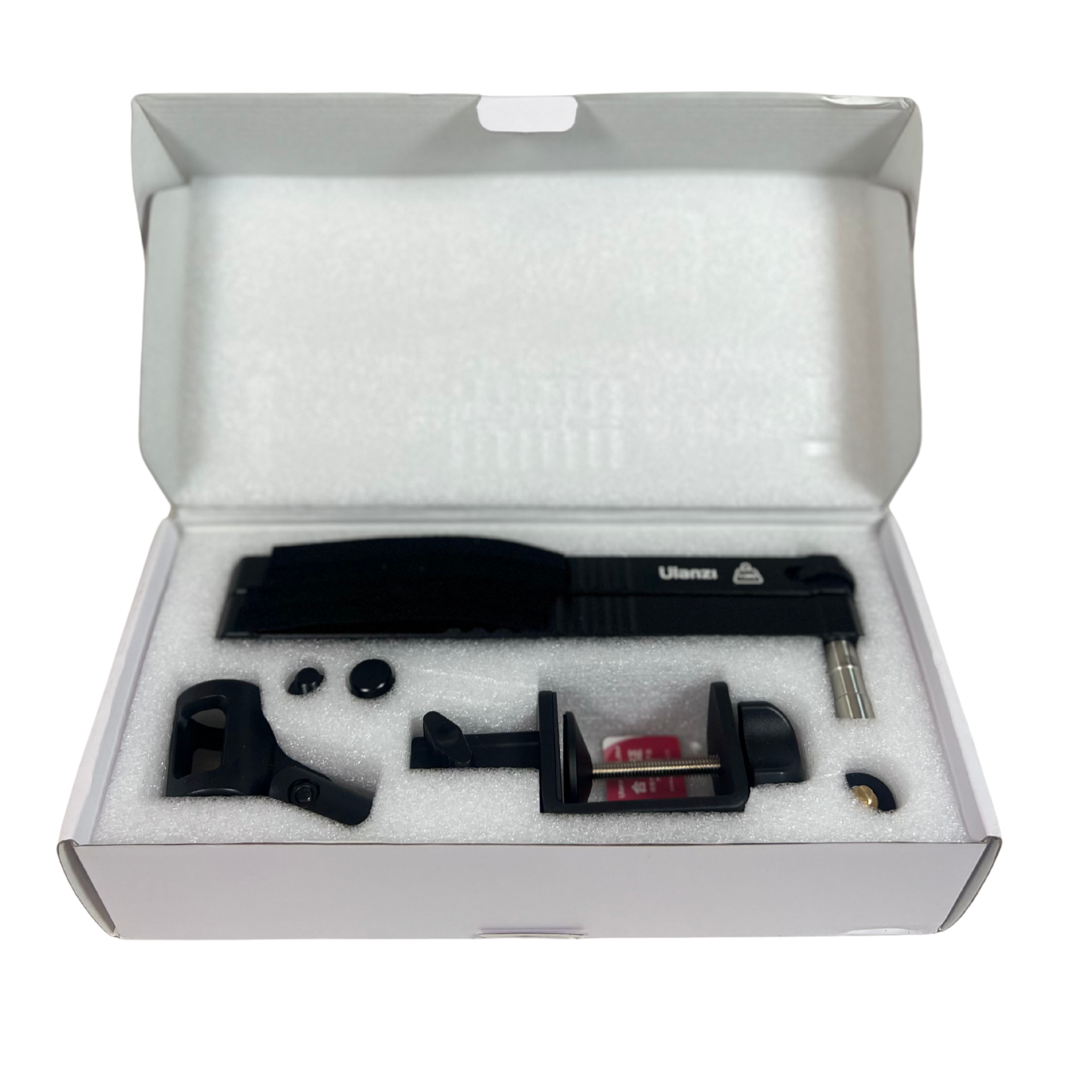 ULANZI LS26 Low Profile Mic Arm – 360° Rotatable, Aluminum Desk Mount for Podcast, Streaming, Gaming, Radio