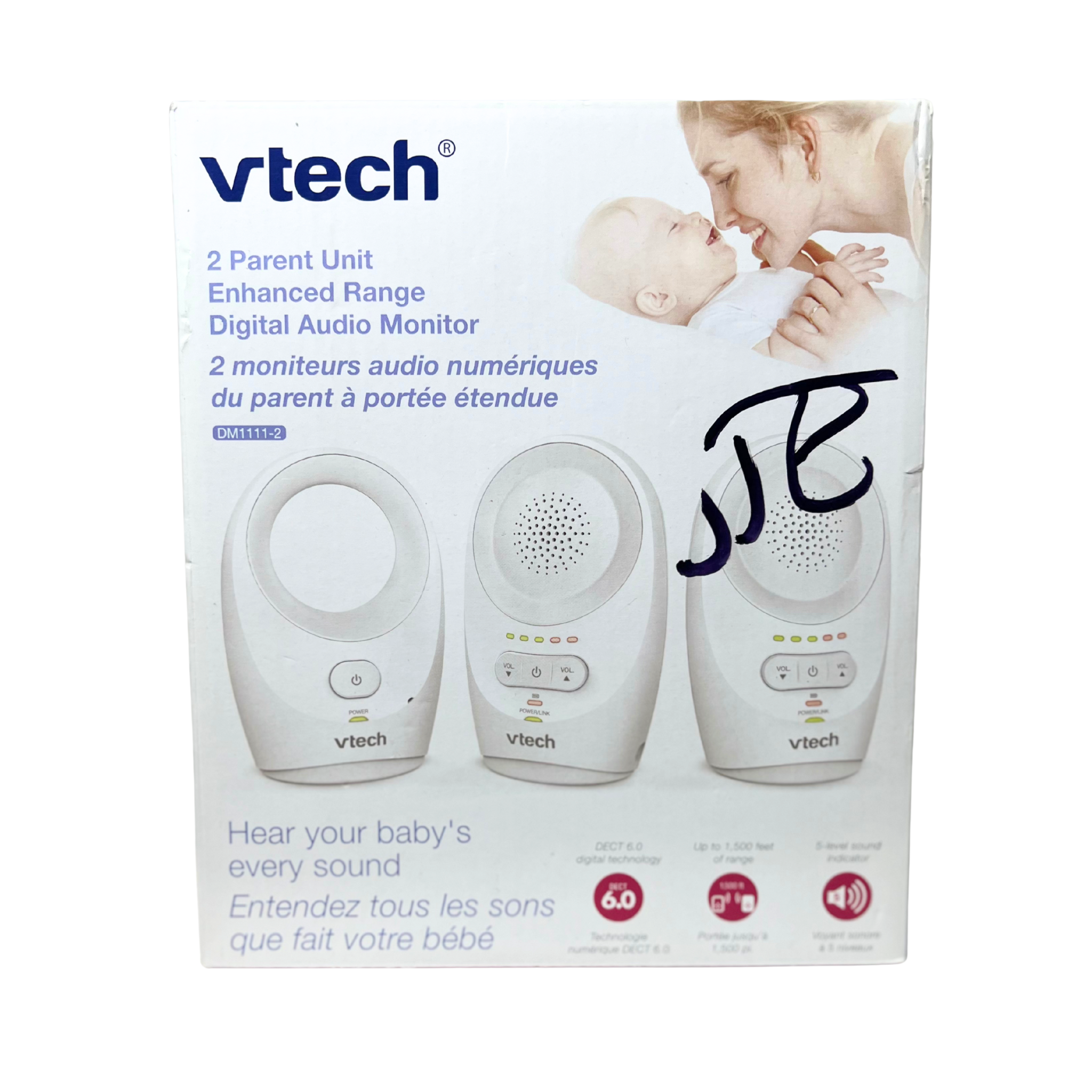 VTech Enhanced Range Digital Audio Baby Monitor w/ 2 Parent Units (DM1111-2)