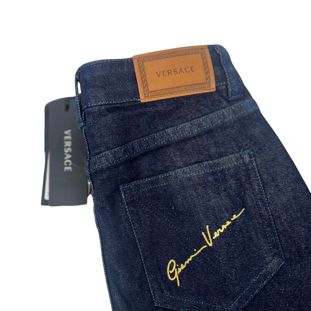 Kids Elegant Blue and Gold Long Pants – Size 8A (128 cm)