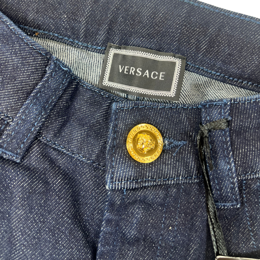 Kids Elegant Blue and Gold Long Pants – Size 8A (128 cm)