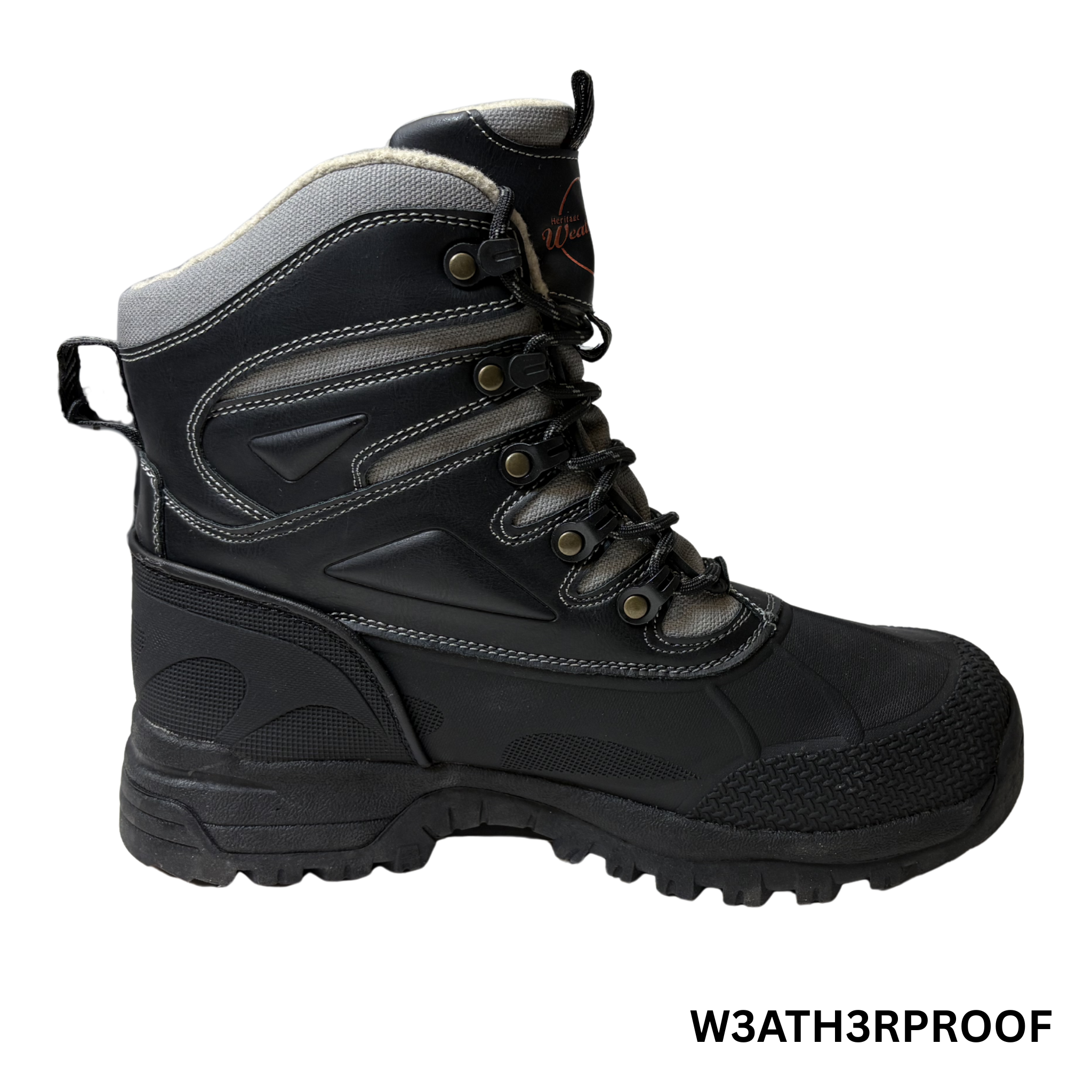 Weatherproof Men's Clint Winter Boots - Black, Size 9