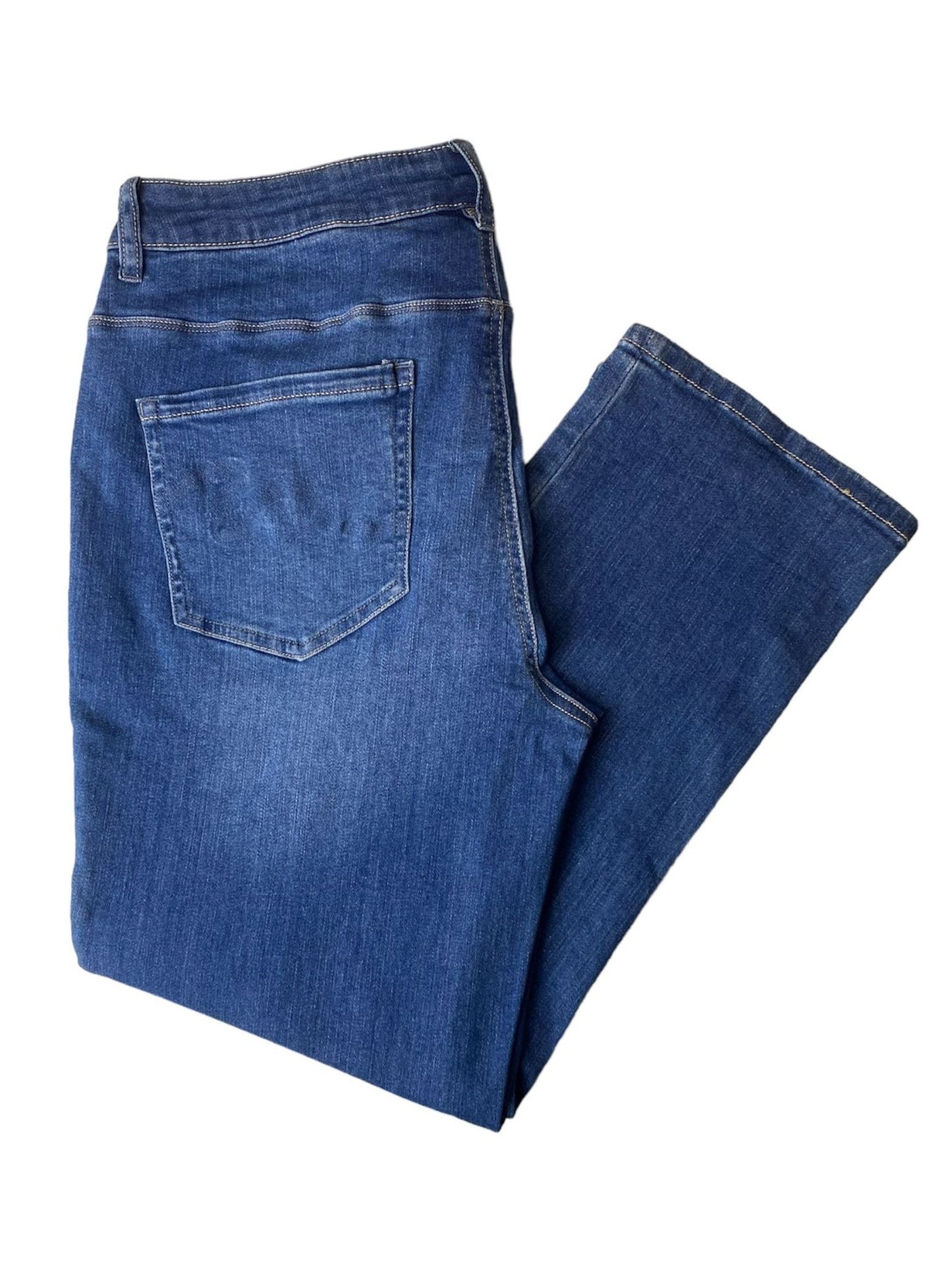 Women's Blue Mid-Rise Jeans - 12