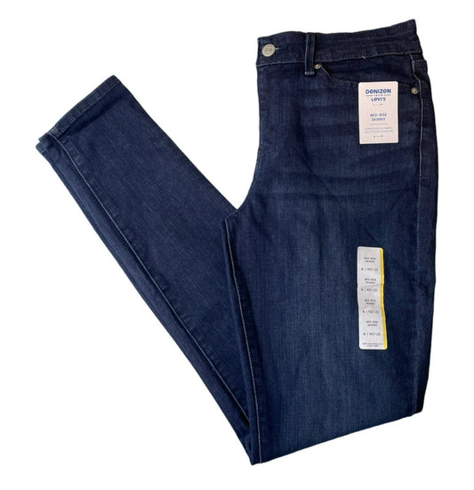 Women's Blue Mid-rise Skinny Jeans - W27 L32