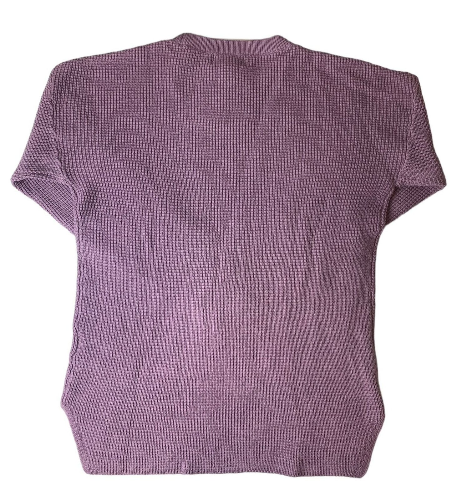 Women's Purple Knit Merino Wool Blend Sweater