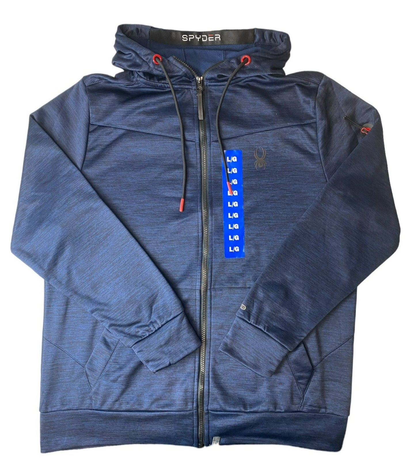 Women's Dark Blue Full Zip Hoodie - L