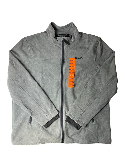 Men's Grey Full Zip Jacket - XXL