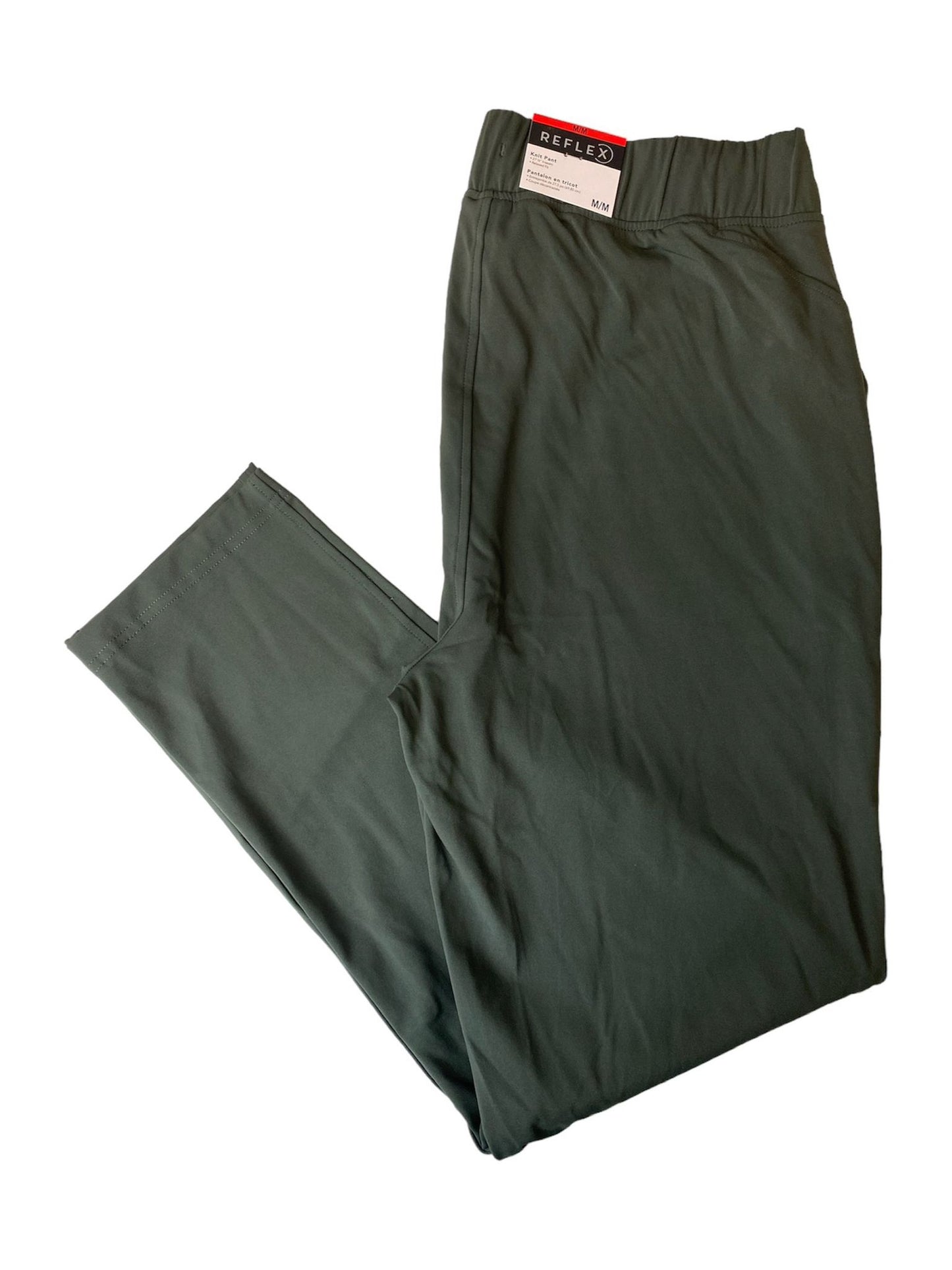 Women's Dark Green Knit Pants - M