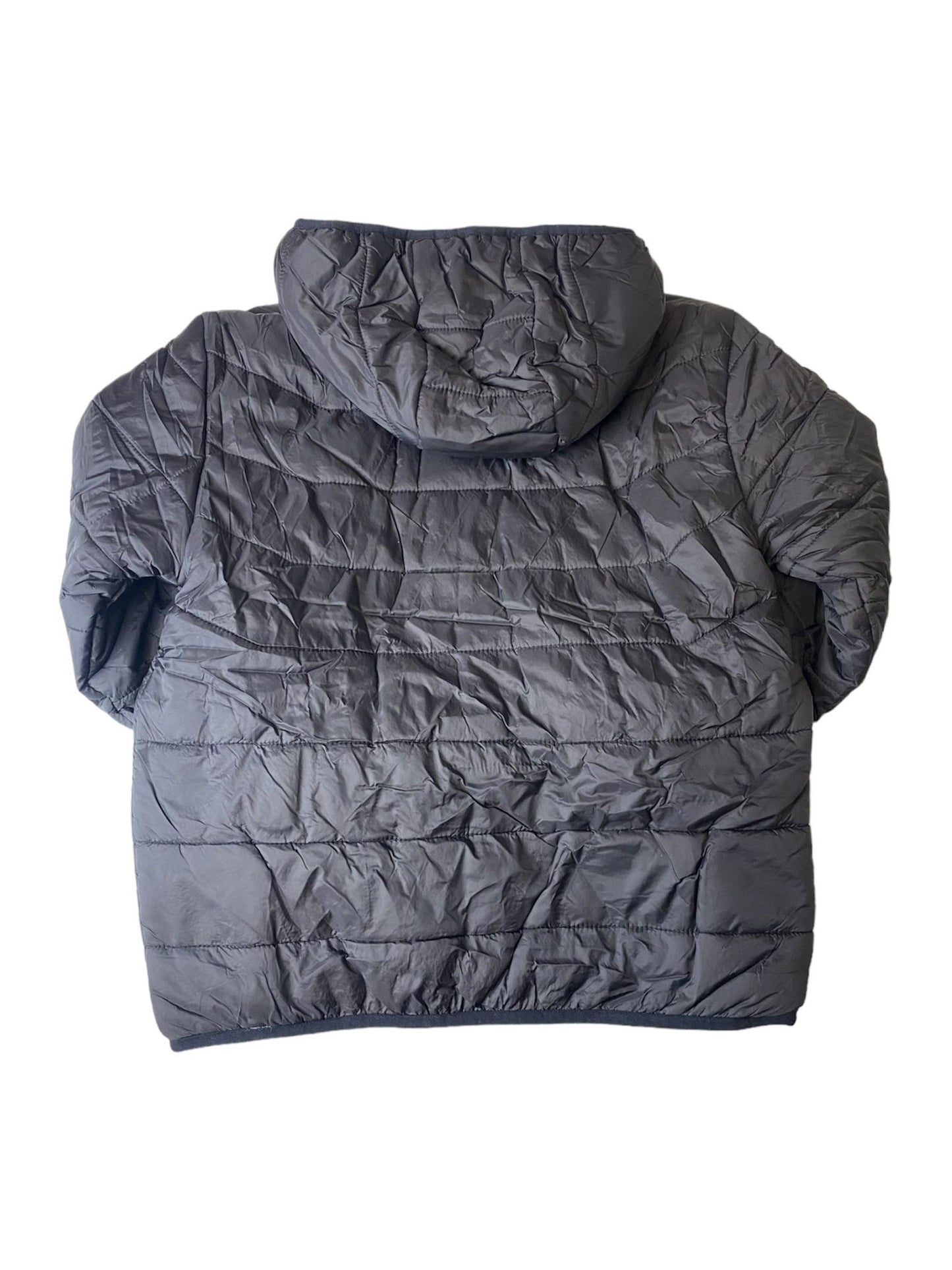 Boys Black Reversable Puff Jacket - M (7/8)