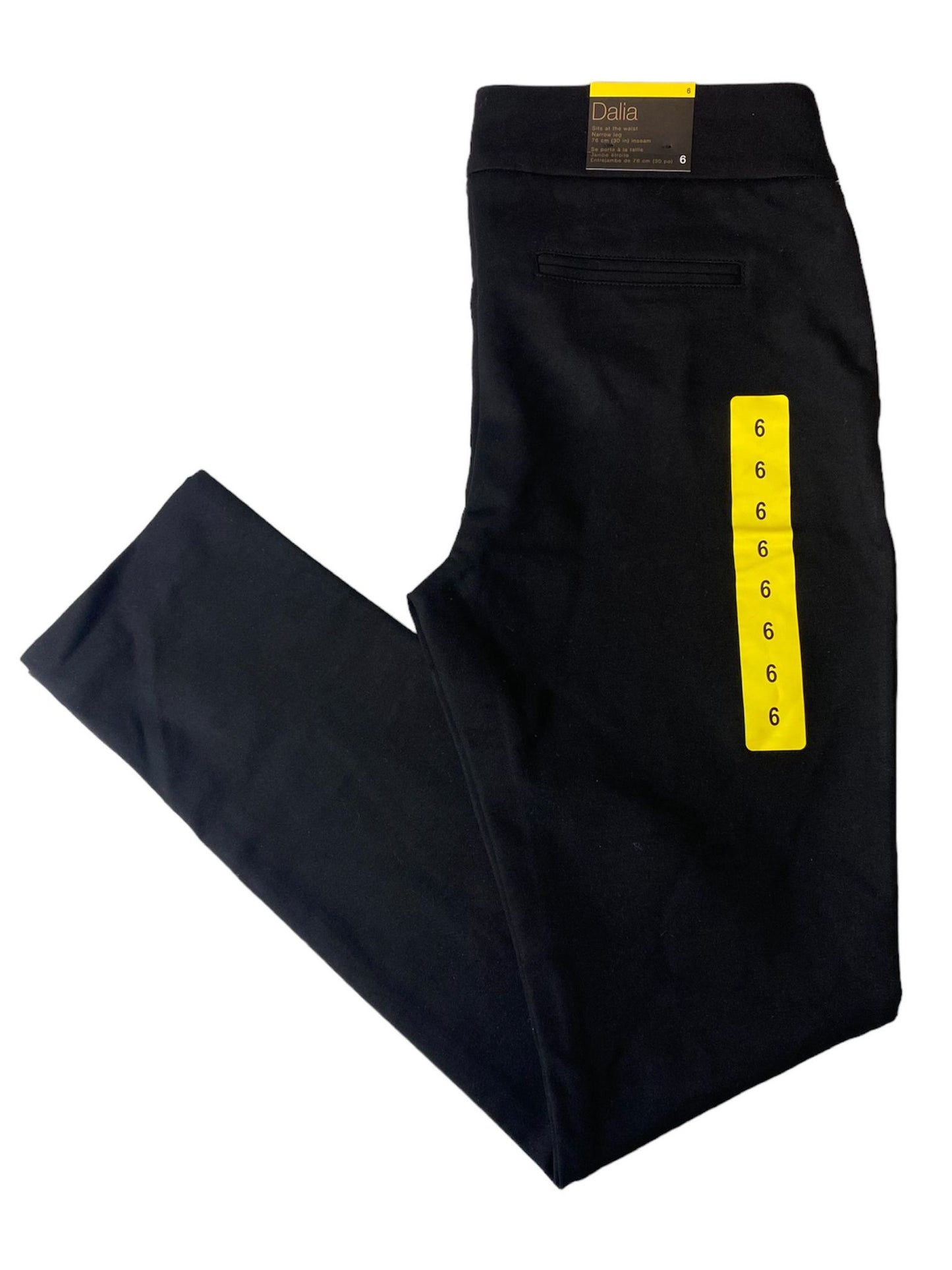 Pantalon habillé noir à jambe étroite - 6