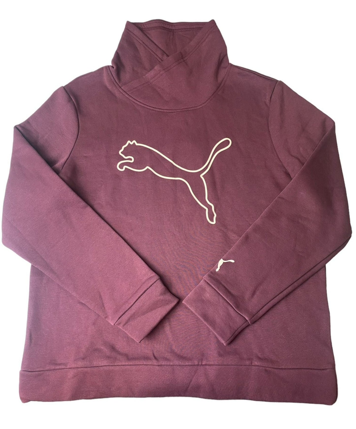 Pull Marron à Col Long - XL