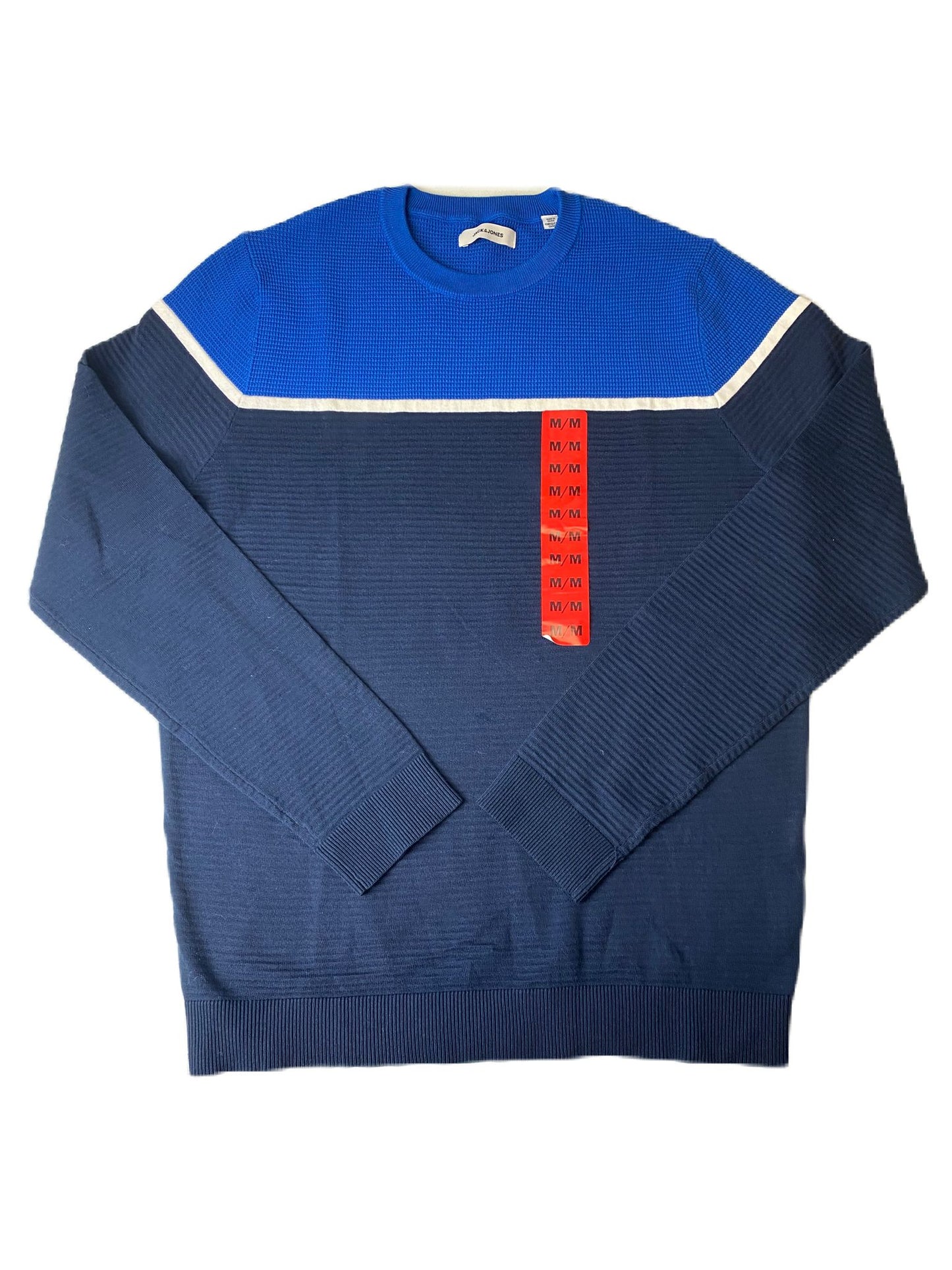 Men's Blue Knit Sweater - M